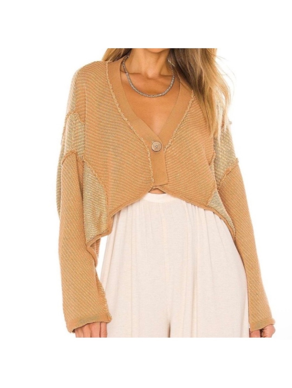 Free people Tera Cardi in Terracotta Combo Sz S